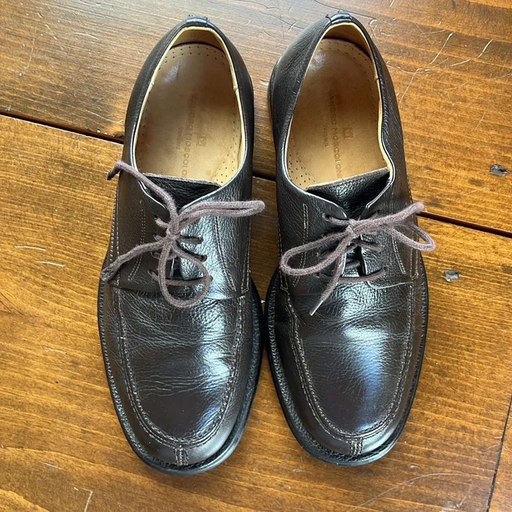 Sandro Moscoloni Vineyard Brown Split Toe Oxfords 8.5D